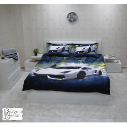 Комплект спално бельо ПАМУЧЕН сатен -ЛАМБОРГИНИ